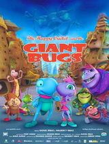 The Happy Cricket and the Giant Bugs
